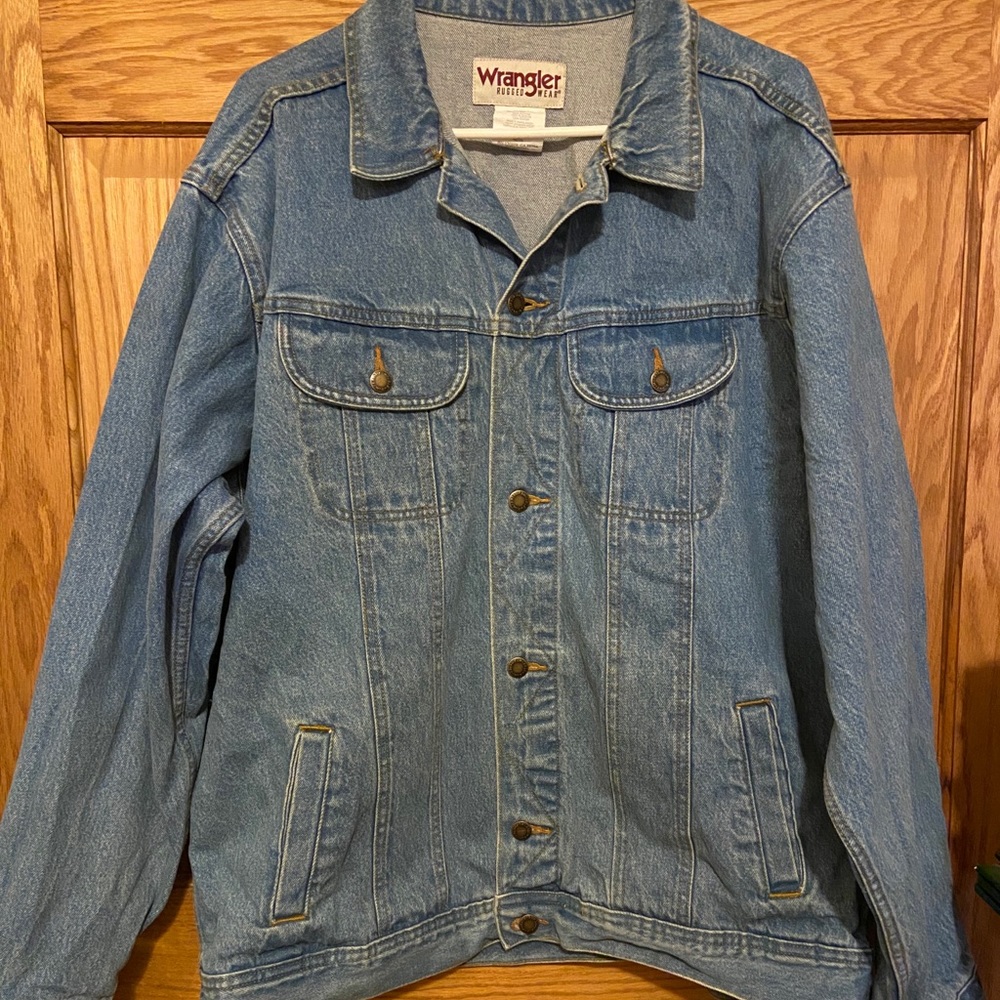 Wrangler Jean Button Up Jean Jacket XL